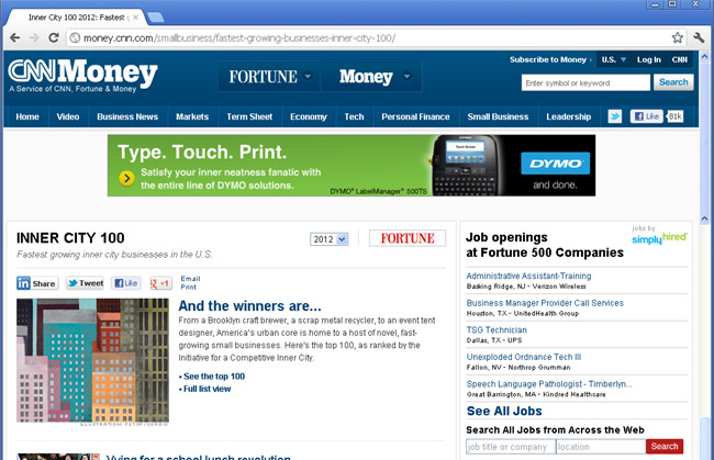 ColorFX at InnerCity100 CNN-First Page ColorFX at InnerCity100 CNN-First Page